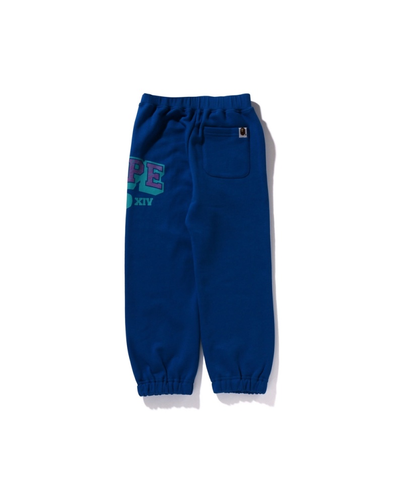 Pantalons Bape Line Sweat Bleu Enfant | QUE-34069163